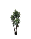 PP4045-MING ARAILIA TREE W/180 CLUSTER LVS (UV/OUTDOOR)