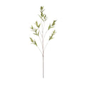 P2130 - EUCALYPTUS SPRAY   GREEN BURGUNDY