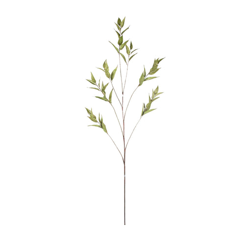 P2130 - EUCALYPTUS SPRAY   GREEN BURGUNDY