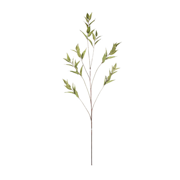 P2130 - EUCALYPTUS SPRAY   GREEN BURGUNDY