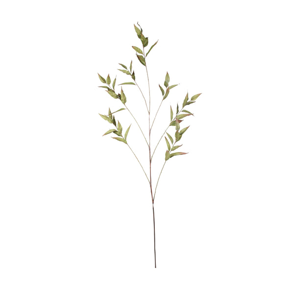 P2130 - EUCALYPTUS SPRAY   GREEN BURGUNDY