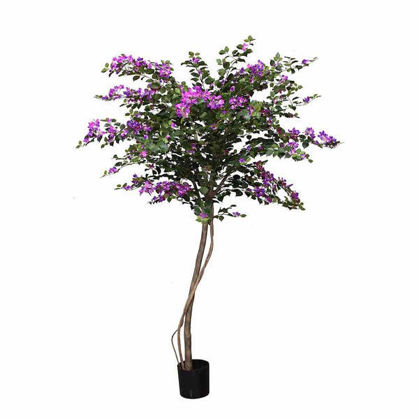 P1790-PTD ASIAN BOUGAINVILLEA TREE W/2940LVS  WH