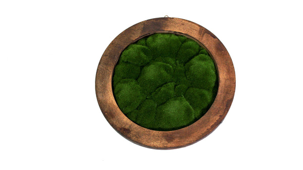 A1105 -  MOSS MAT WITH WOOD FRAME