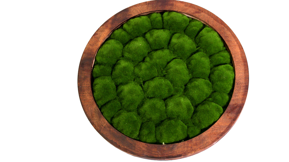 A1105 -  MOSS MAT WITH WOOD FRAME