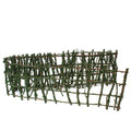 A3096-WOODEN MOSS FENCE