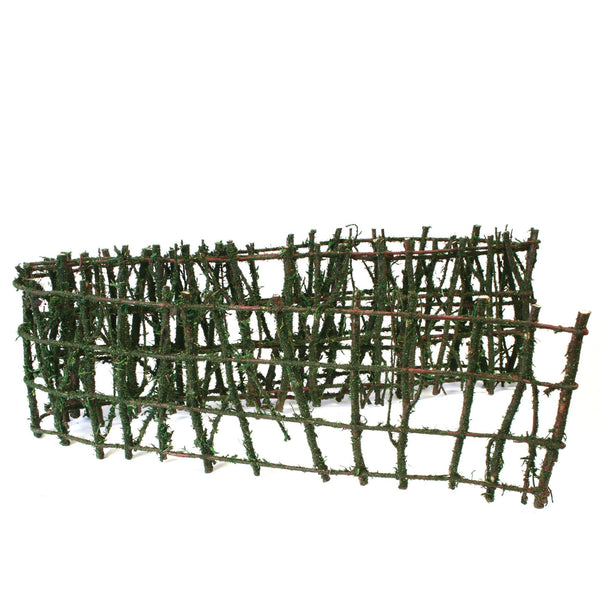 A3096-WOODEN MOSS FENCE