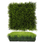 PP4010SQ - SQUARE WHEAT GRASS MAT W/441 LVS (UV RATED)