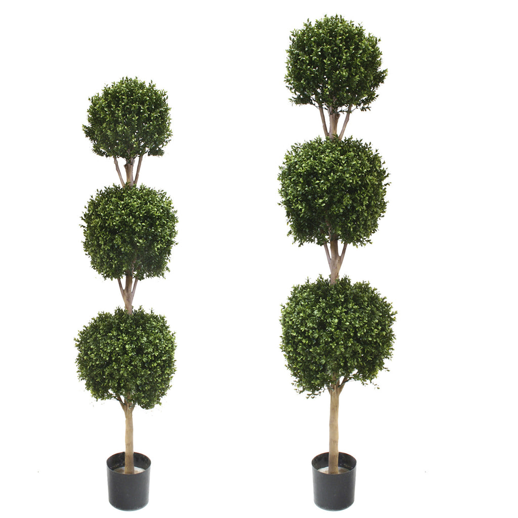PP4036TB-BOXWOOD TRIPLE BALL TREE