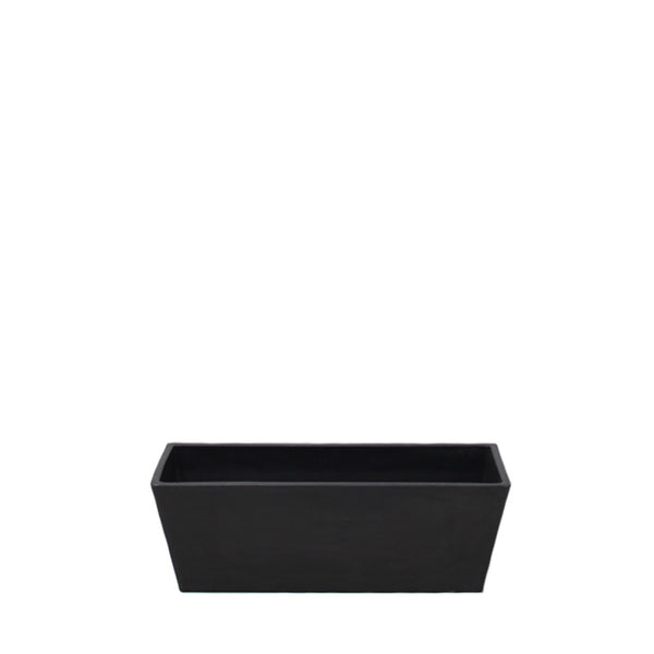 PT8004 - W RECTANGULAR SPW POT  BLK