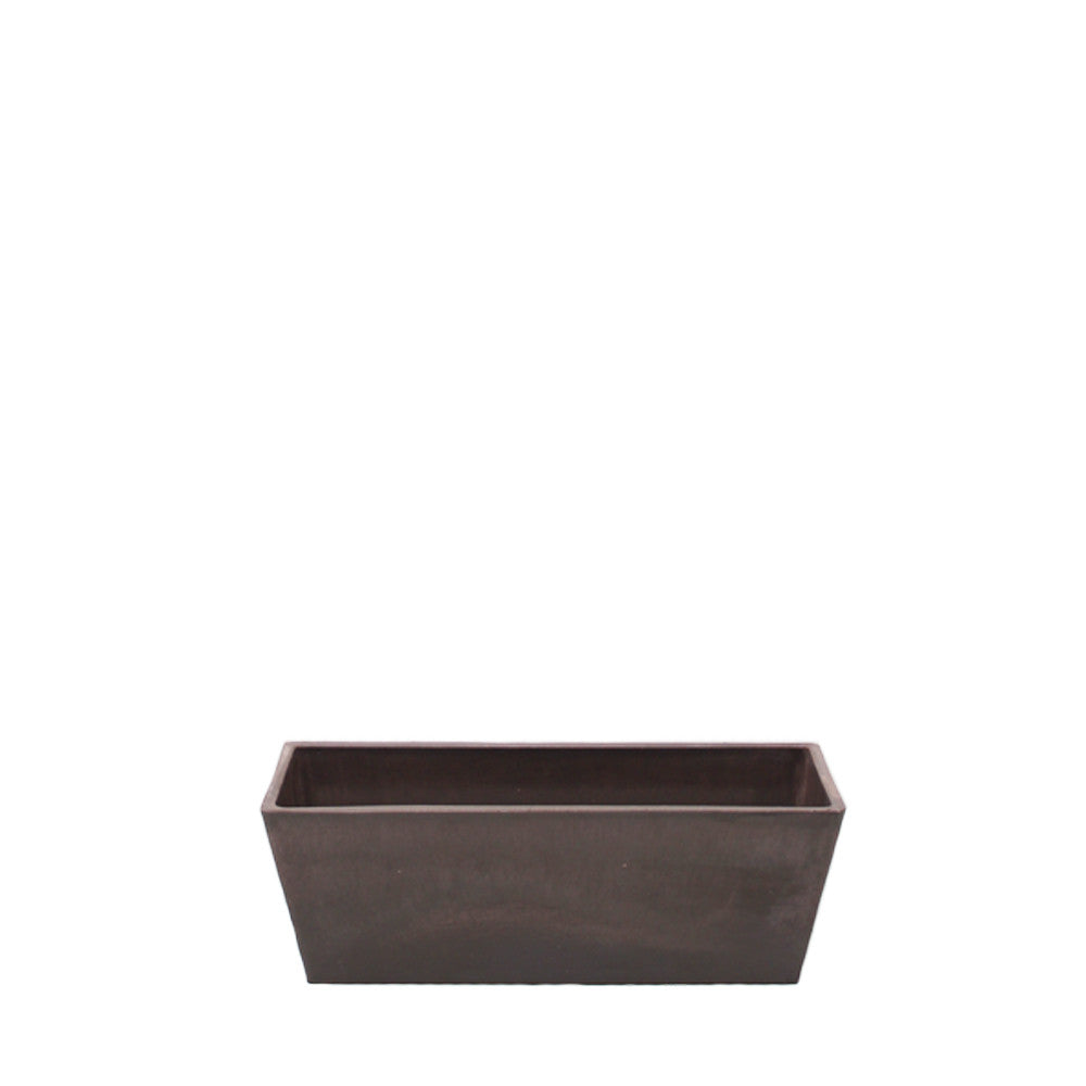 PT8004 - W RECTANGULAR SPW POT  BLK