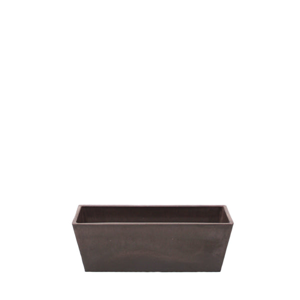 PT8004 - W RECTANGULAR SPW POT  BLK