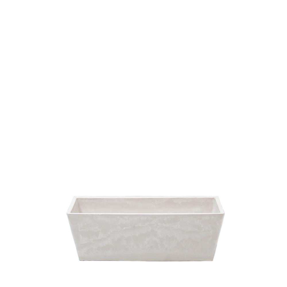 PT8004 - W RECTANGULAR SPW POT  BLK
