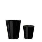 PTG4002A -  CONE SHAPE ZINC POT SET OF 3   TITM