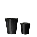 PTG4002A -  CONE SHAPE ZINC POT SET OF 3   TITM