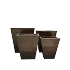 PTG6103A-TAPERD SQ ZINC POT