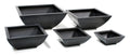 PTG6112A - ZINC SQ PRINCE PLANTER SET OF 5