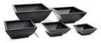PTG6112A - ZINC SQ PRINCE PLANTER SET OF 5
