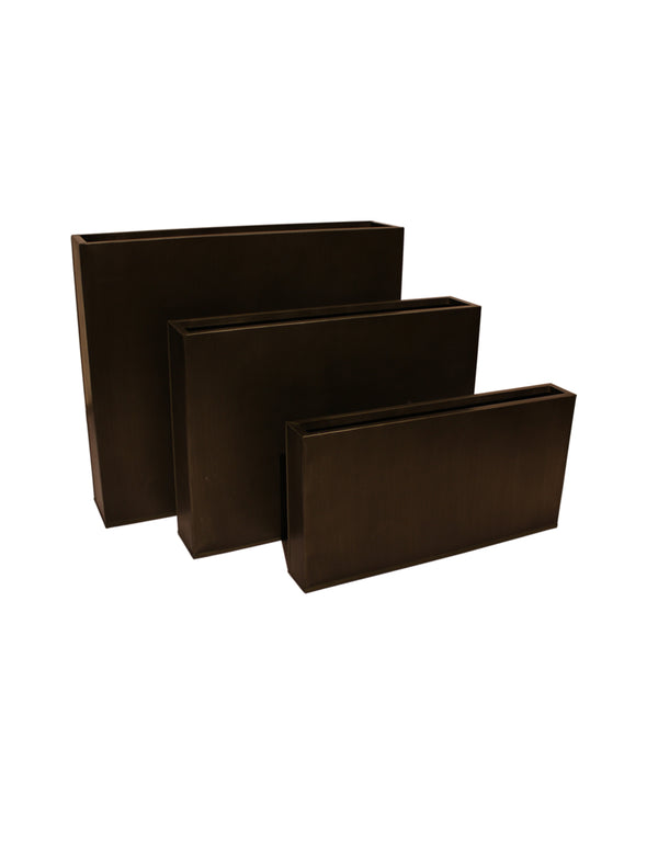 PTG6118A - H RECT. ZINC POT SET OF 3